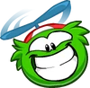 Green Funny Puffle
