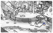 Concept art of the room