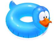 El Pato celeste, visto en una encuesta Ustedes Deciden en el blog de Noticias de la isla.