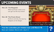 The Upcoming Events of Issue #438 of the Club Penguin Times.