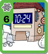 The updated Clock Tower card