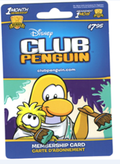 Membership card (unused) : r/ClubPenguin