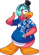 As seen in issue 440 of the Club Penguin Times, along with The Taa Daa and the Kitty Cat Eyes