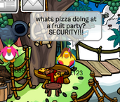 Hmm... Somthing's wrong with Club Penguin's idea of healthy food