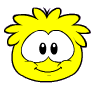 The Yellow Puffle's new look in-game.