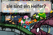 Aunt Arctic spotted at the Beach on server Schneeflocke (translation: Are they a helper?)