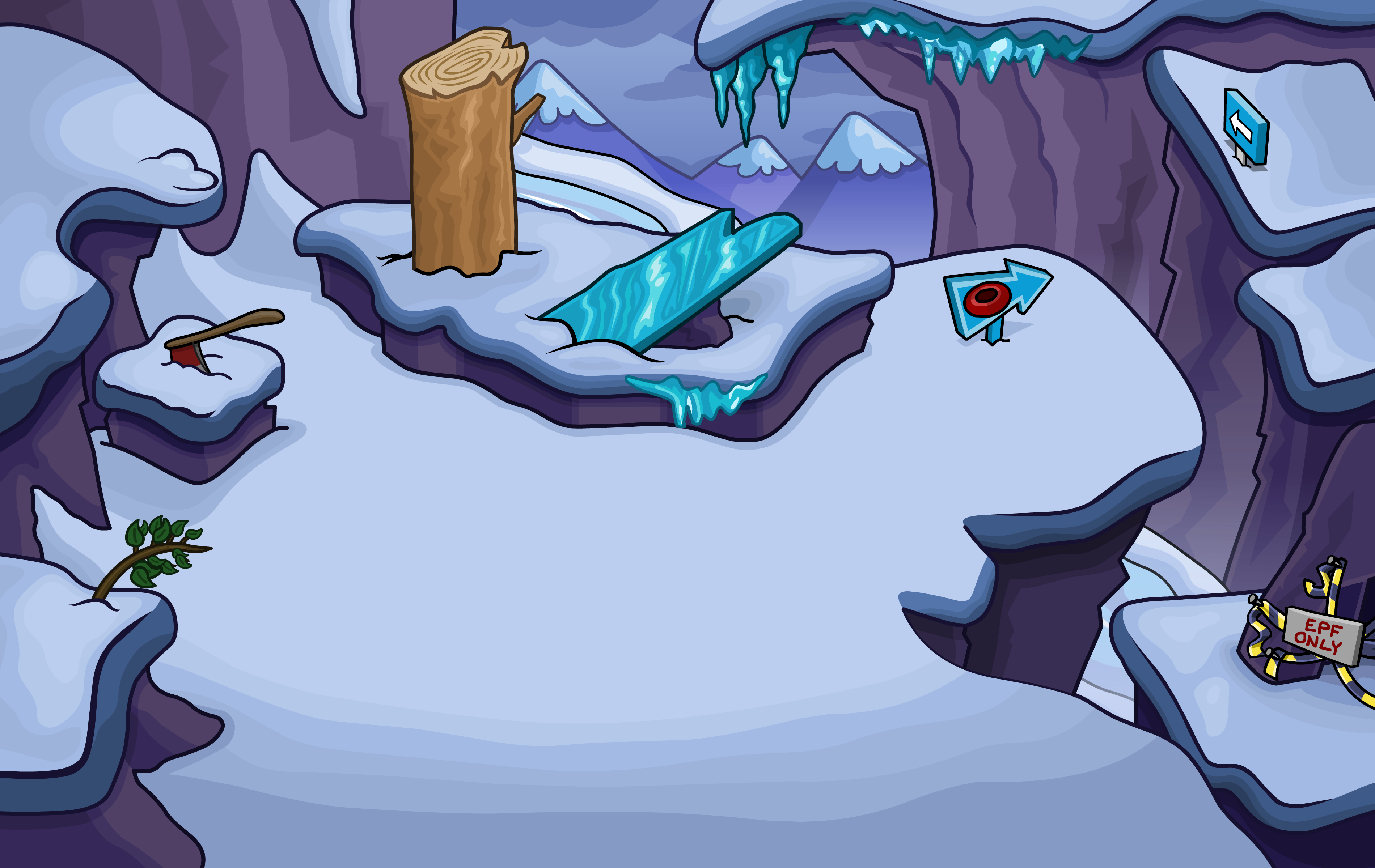 CP Rewritten: Welcome Room Opens – Club Penguin Mountains