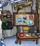 Puffle Rescue sign