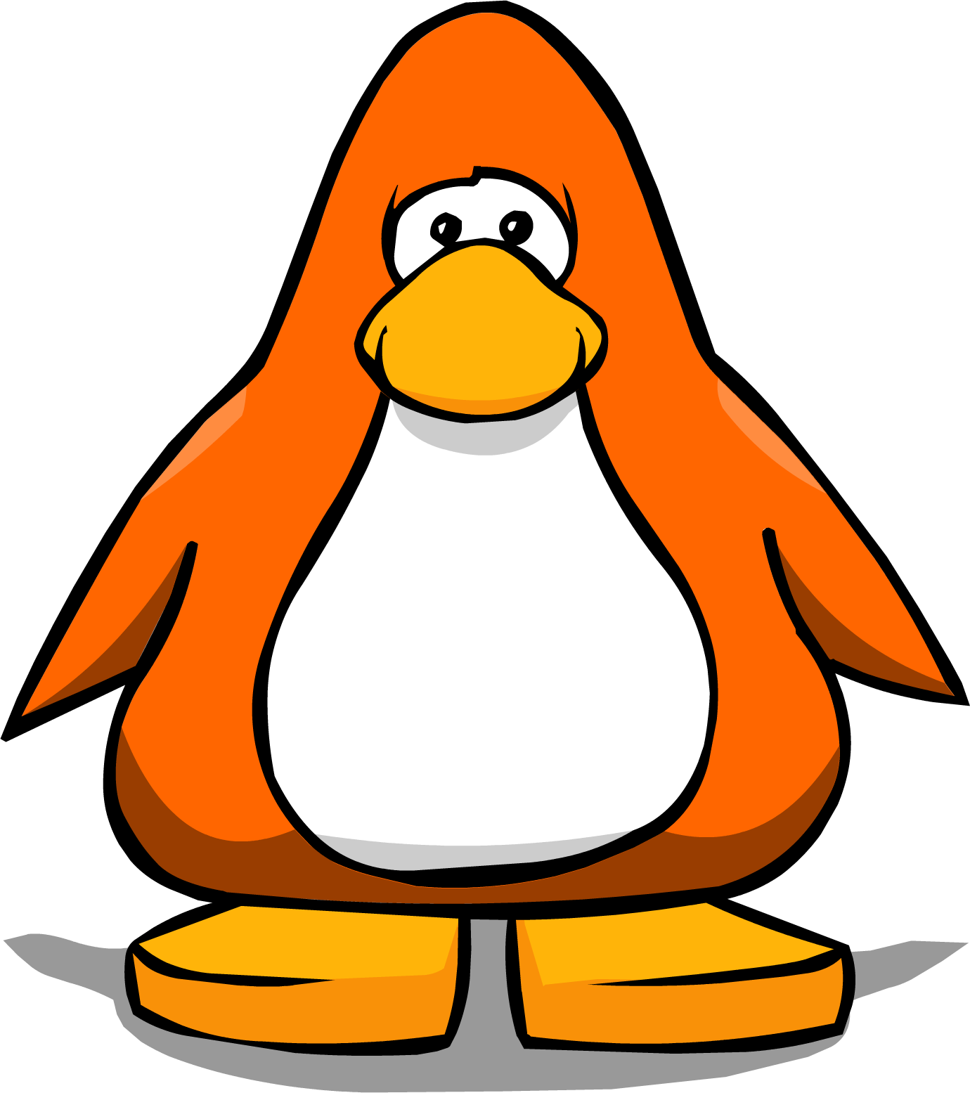 Club Penguin Penguin Png Club Penguin Orange Penguin - Clip Art Library