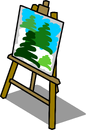 Easel sprite 004