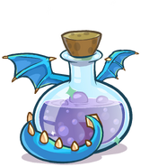 Medieval 2013 Potions Blue Puffle Dragon