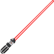 A red lightsaber.