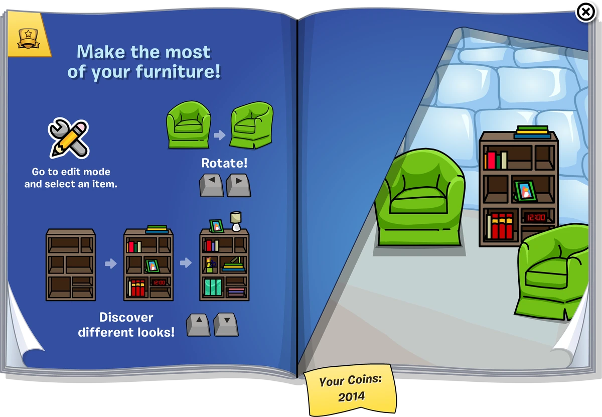 Furniture & Igloo Catalog/June 2014 Club Penguin Wiki Fandom