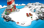 The Beach while it was hidden