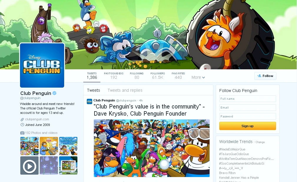 Club Penguin Social Media | Club Penguin Wiki | Fandom