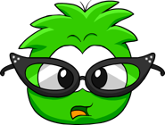 Green PuffleAA.png (61 KB) A Green Puffle with Aunt Arctic's glasses