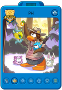 Puffle Handler's March 2015 Player Card.
