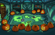Halloween Party 2014 Puffle Hotel Pool