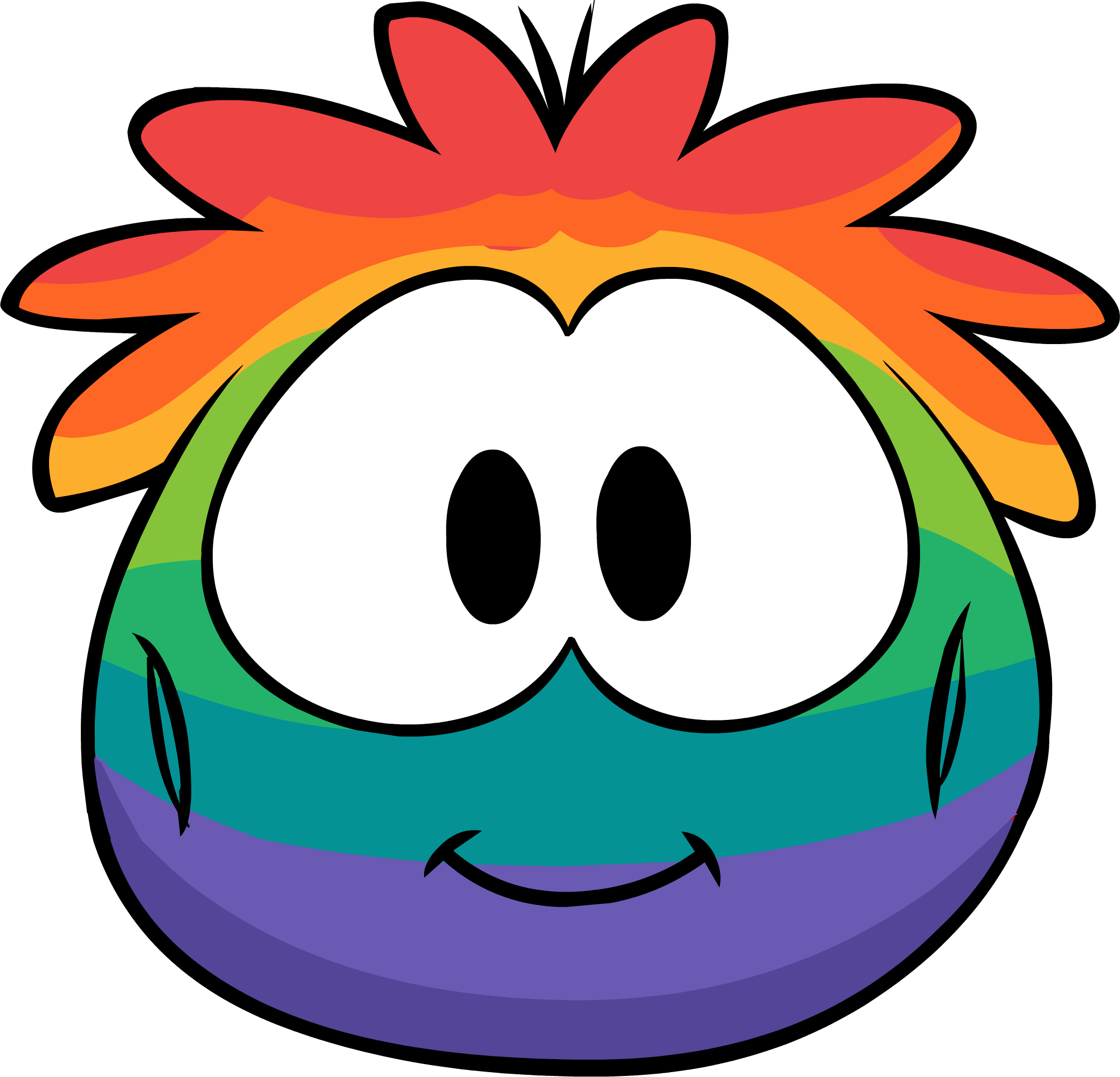 Rainbow Puffle Costume Club Penguin Wiki Fandom Ota punainen puffle kävelylle ja menkää night clubin oikealle puolelle ja sen jälkeen vaihda pingviinin värejä ja sen jälkeen alkuperäinen väri.sitten kävele puffle kauppaan ja klikkaa siellä kaikkien. rainbow puffle costume club penguin