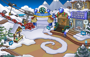 Merry Walrus Party Ski Village