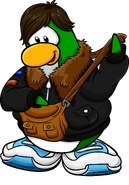 As seen in the January 2011 Penguin Style catalog, along with the Messenger Bag, Pilot's Jacket, and Running Shoes