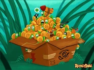 RocketSnail's "Box 'O Snails" artwork. Also used in the loading screen in Snail Chat