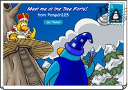 On the Tree Forts postcard