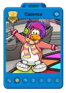 Cadence's Player Card.