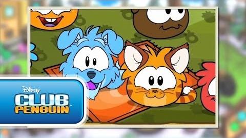 Club Penguin Disney Channel's Game On - Puffles