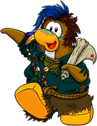 As seen on an Island Adventure Party 2011 login screen, along with the Adventure Face Paint, Castaway's Clothing, and Treasure Maps