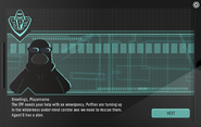 The Director & Gary debriefing the operation in the EPF Command Room