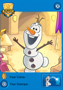 The Olaf transformation's player card.