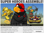 An advertisement in the Club Penguin Times.