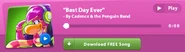 Available to download on the main page of Club Penguin