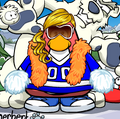 Starpuffle00: Team Blue cheerleader