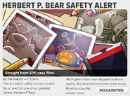 The Featured Story: Herbert P. Bear Safety Alert