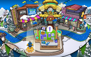 Durante la Fiesta de la Isla de Club Penguin