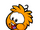 Pin del Puffle Naranja