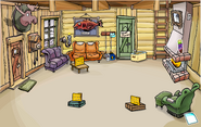 The Ski Lodge while it was hidden.