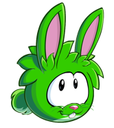 Puffle Conejo Verde