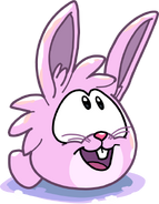 Puffle Party 2015 Comic Pink Rabbit Puffle