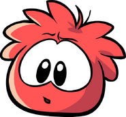 Red Puffle Confused