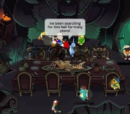 Rockhopper finding the Hall of the Viking Lords