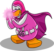 As seen in series 12 of the Treasure Book, along with the Pink Superhero Mask and Pink Cape