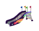 Sneak peek of a rainbow-themed slide from the 1.9 update