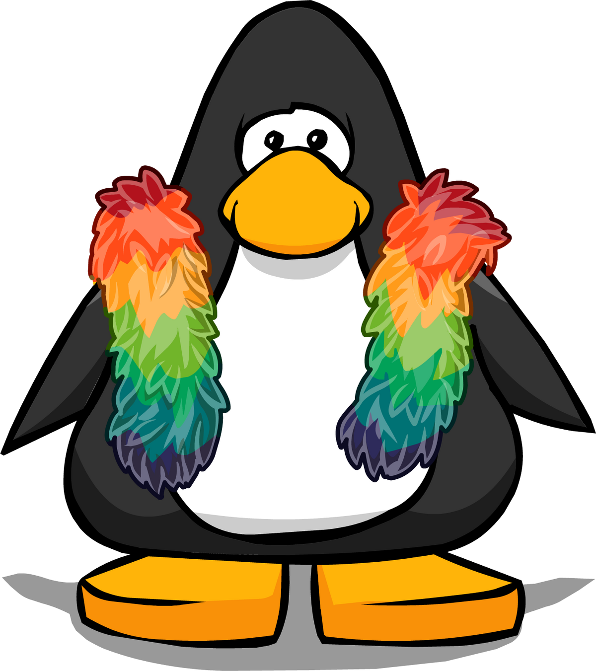 Rainbow Feather Boa Club Penguin Wiki Fandom