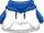 Blue and White Two-tone Hoodie