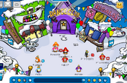 Podczas Puffle Party 2010