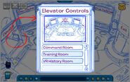 Concept Art for the elevator controls originally planned to appear in the EPF Command Room.