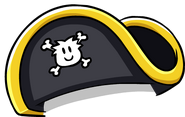 A closer look at Rockhopper's Hat.